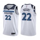 Minnesota Timberwolves Andrew Wiggins #22 White Stitched Jersey