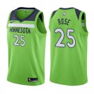 Minnesota Timberwolves Derrick Rose #25 Green Statement Jersey