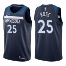 Minnesota Timberwolves Derrick Rose #25 Navy Icon Stitched Jersey