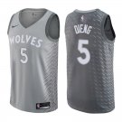 Minnesota Timberwolves Gorgui Dieng #5 Gray City Edition Jersey