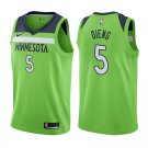 Minnesota Timberwolves Gorgui Dieng #5 Green Statement Stitched Jersey