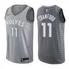 Minnesota Timberwolves Jamal Crawford #11 Gray City Edition Jersey