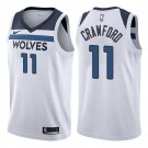 Minnesota Timberwolves Jamal Crawford #11 White Stitched Jersey