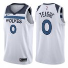 Minnesota Timberwolves Jeff Teague #0 White Stitched Jersey