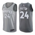 Minnesota Timberwolves Justin Patton #24 Gray City Edition Jersey