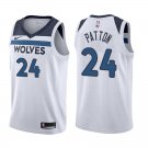 Minnesota Timberwolves Justin Patton #24 White Stitched Jersey