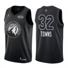 2018 All-Star Minnesota Timberwolves Karl-Anthony #32 Black Jersey
