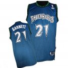 Kevin Garnett Timberwolves #21 Soul Blue Stitched Jersey