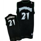 Kevin Garnett Timberwolves #21 Soul Black Stitched Jersey