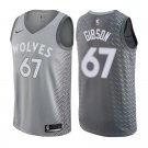 Minnesota Timberwolves Taj Gibson #67 Gray City Edition Jersey