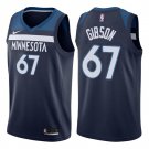 Minnesota Timberwolves Taj Gibson #67 Navy Icon Stitched Jersey