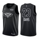 2018 All-Star New Orleans Pelicans Anthony Davis #23 Black Jersey