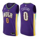 New Orleans Pelicans DeMarcus Cousins #0 Purple City Edition Jersey