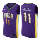 New Orleans Pelicans Jrue Holiday #11 Purple City Edition Jersey