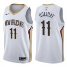 New Orleans Pelicans Jrue Holiday #11 White Stitched Jersey