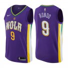 New Orleans Pelicans Rajon Rondo #9 Purple City Edition Jersey