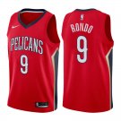 New Orleans Pelicans Rajon Rondo #9 Red Statement Stitched Jersey