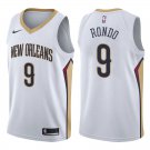 New Orleans Pelicans Rajon Rondo #9 White Stitched Jersey