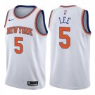 New York Knicks Courtney Lee #5 White Stitched Jersey