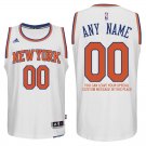 2017 Mens New York Knicks Home White Custom Stitched Jersey