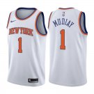 New York Knicks Emmanuel Mudiay #1 White Stitched Jersey