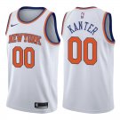 New York Knicks Enes Kanter #00 White Stitched Jersey