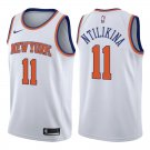 New York Knicks Frank Ntilikina #11 White Stitched Jersey