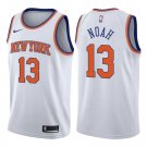 New York Knicks Joakim Noah #13 White Stitched Jersey