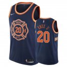 New York Knicks Kevin Knox II #20 Navy City Stitched Jersey