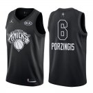 2018 All-Star New York Knicks Kristaps Porzingis #6 Black Jersey