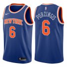 New York Knicks Kristaps Porzingis #6 Blue Icon Stitched Jersey