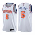 New York Knicks Kristaps Porzingis #6 White Statement Jersey