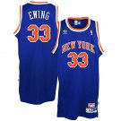 Patrick Ewing Knicks #33 Blue Hardwood Classics Stitched Jersey