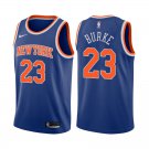 New York Knicks Trey Burke #23 Blue Icon Edition Stitched Jersey
