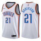 Thunder Andre Roberson White Stitched Jersey
