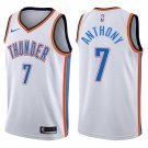 Oklahoma City Thunder Carmelo Anthony White Stitched Jersey
