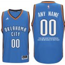 2017 Mens Oklahoma City Thunder Road Light Blue Custom Stitched Jersey