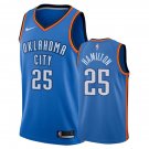 Oklahoma City Thunder Daniel Hamilton #25 Blue Icon Stitched Jersey