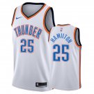 Oklahoma City Thunder Daniel Hamilton #25 white Stitched Jersey
