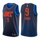 Oklahoma City Thunder Jerami Grant #9 Navy Statement Stitched Jersey