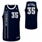 Kevin Durant Thunder #35 Nickname Kid Clutch Navy Stitched Jersey