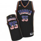 Thunder #35 Kevin Durant American flag Editon Stitched Jersey