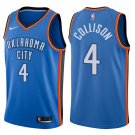 Thunder Nick Collison Blue Icon Stitched Jersey