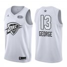 2018 All-Star Oklahoma City Thunder Paul George #13 White Jersey