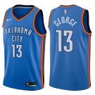 Thunder Paul George Blue Icon Stitched Jersey