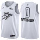 2018 All-Star Oklahoma City Thunder Russell Westbrook #0 White Jersey