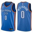 Thunder Russell Westbrook Blue Icon Stitched Jersey
