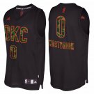 Russell Westbrook Thunder Black Camo Fashion Stitched Jersey