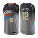 Oklahoma City Thunder Steven Adams #12 Gray City Edition Jersey