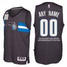 2017 Mens Orlando Magic Alternate Black Custom Stitched Jersey